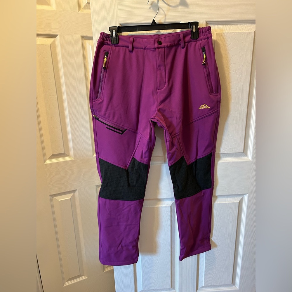 Size XL Tacvasen Women’s Purple and Black Tactical Outdoor Sports Pants NWT